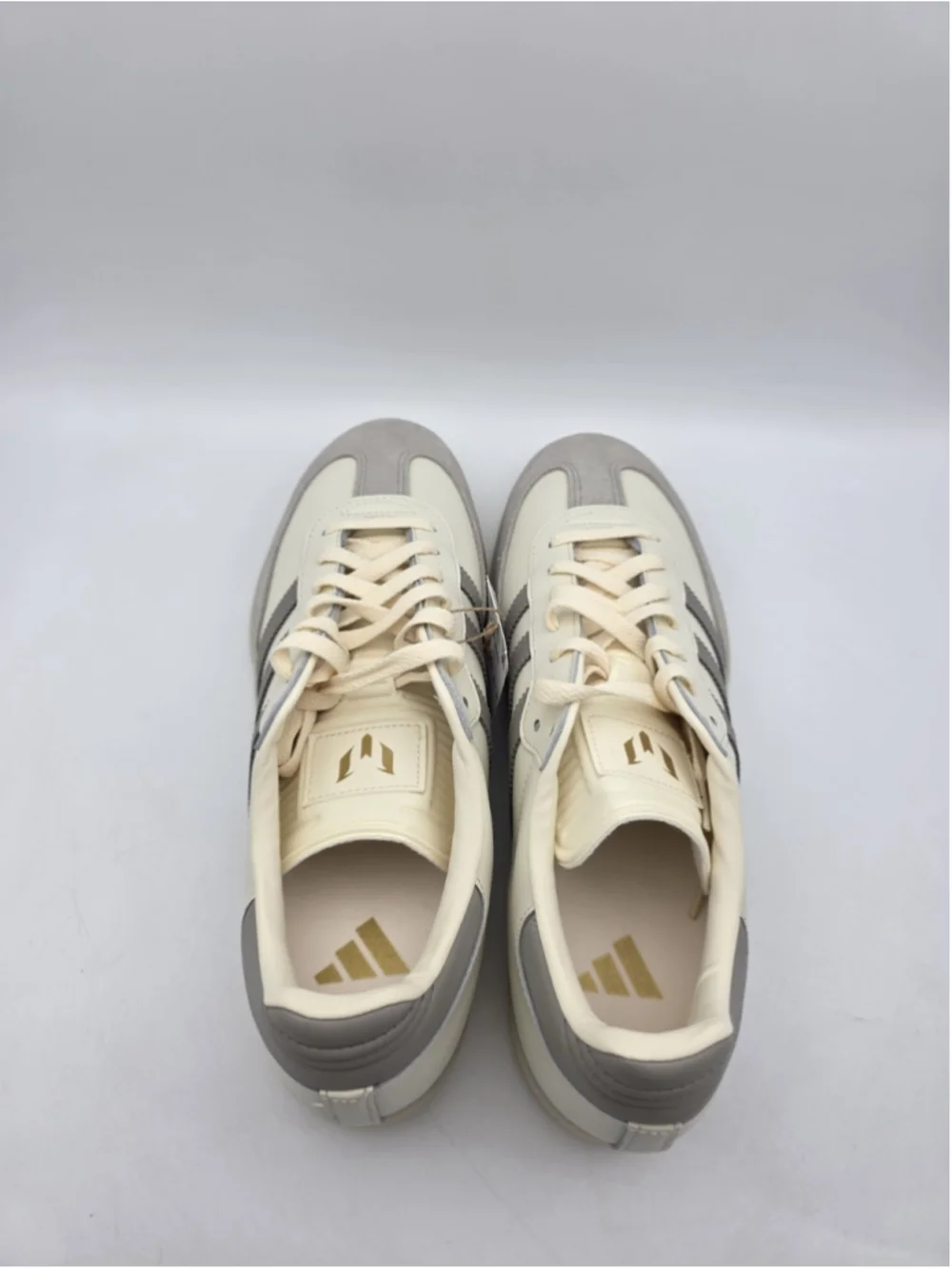 Adidas Samba Lionel Messi Cream White Mens Size 4.5 JQ0266